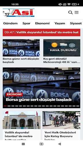 Asi Gazetesi ekran görüntüsü