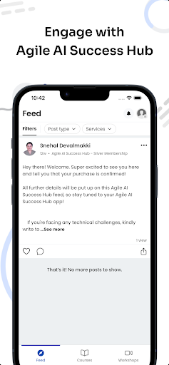 AgileAI Success Hub ekran görüntüsü