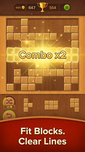 Wood Block The Puzzle Game ekran görüntüsü