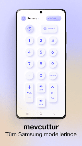 Samsung için uzaktan kumanda ekran görüntüsü