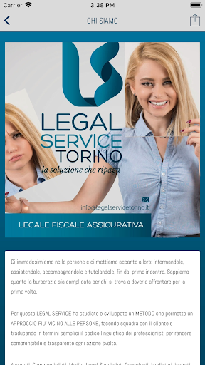 Legal Service Torino ekran görüntüsü