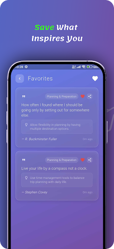 Travel quotes and Tips ekran görüntüsü