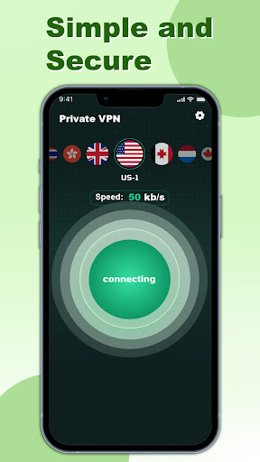 Private VPN: Secure Connection ekran görüntüsü