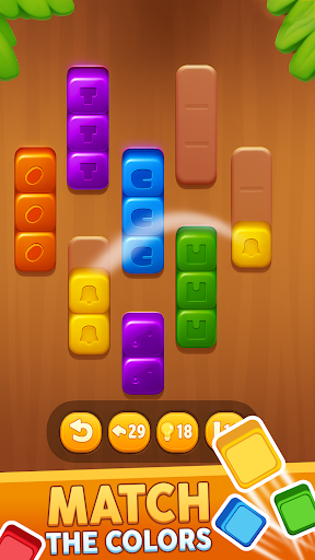 Wood Sort - Color Block Puzzle ekran görüntüsü