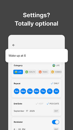 ChangeMe: Habit Tracker ekran görüntüsü