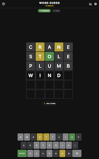 Word Guess - No Limit Wordle ekran görüntüsü