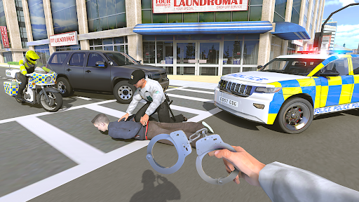 Police Car Driving Motorbike ekran görüntüsü