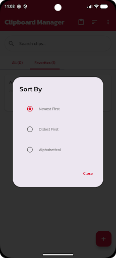 Clipboard Manager ekran görüntüsü
