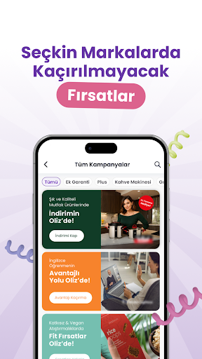 Oliz - Fırsat ve Avantaj App'i ekran görüntüsü