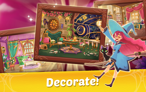 Witch & Cats - Match 3 Puzzle ekran görüntüsü