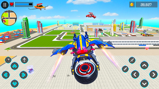 Robot Transform War Car Games ekran görüntüsü