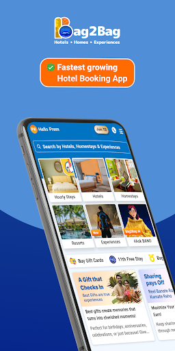 Book Hotels & Stays - Bag2Bag ekran görüntüsü