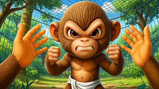 Naughty Monkey Prankster 3D ekran görüntüsü