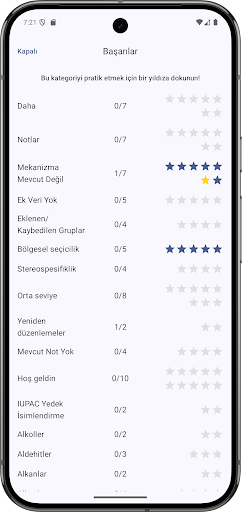 Organik Kimya İsimleri ekran görüntüsü