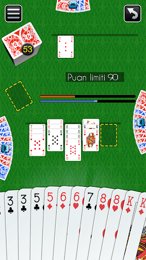 Canasta Multiplayer kart oyunu ekran görüntüsü
