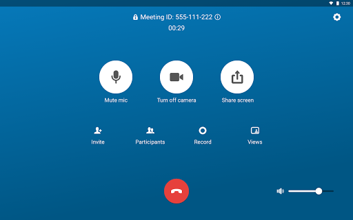 RingCentral Rooms ekran görüntüsü