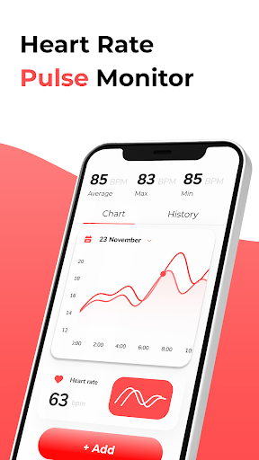 Heart Rate Monitor & Tracker ekran görüntüsü