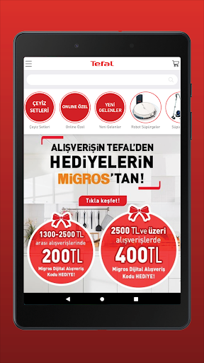 Tefal ekran görüntüsü
