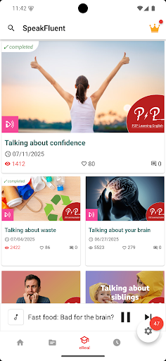 English Speaking: SpeakFluent ekran görüntüsü