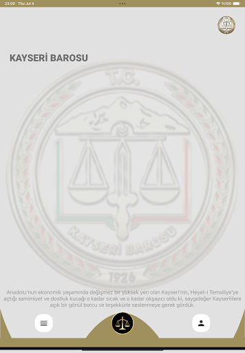 Kayseri Barosu Duruşma Takip ekran görüntüsü