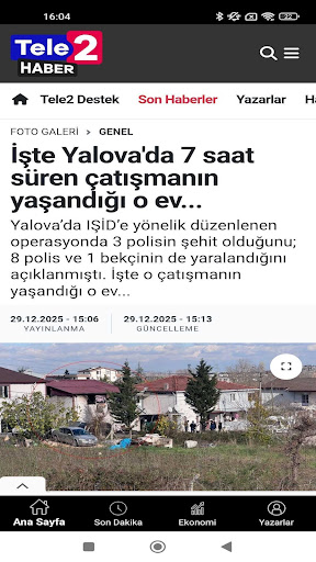 TELE2 Haber ekran görüntüsü