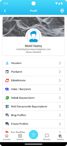 DOST İşveren Sendikası ekran görüntüsü