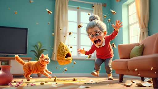 Prank Cat vs Angry Granny ekran görüntüsü