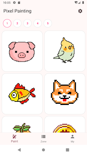 Pixel sanatı ekran görüntüsü