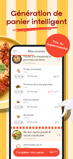 Jow - Recettes et courses ekran görüntüsü