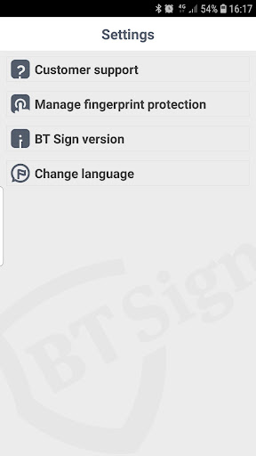 BT Sign ekran görüntüsü