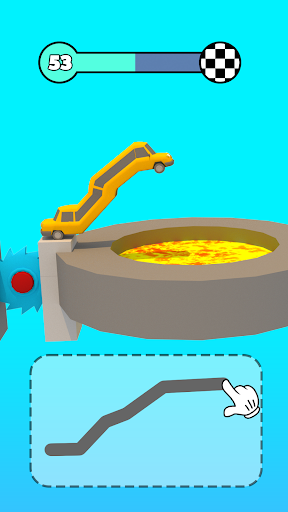 Car Climber: Draw Bridge 3D ekran görüntüsü