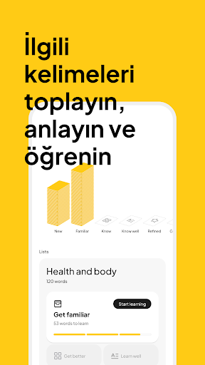 Woor. English vocabulary ekran görüntüsü