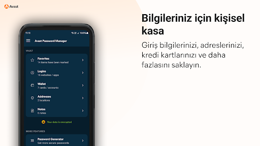 Avast Password Manager ekran görüntüsü