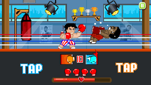 Boxing fighter : arcade oyunu ekran görüntüsü