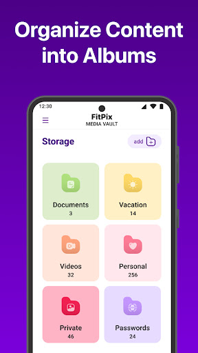 FitPix - Photo & Video Vault ekran görüntüsü