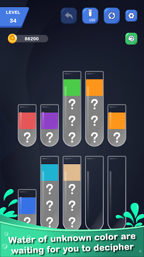 Color Water Sort - Puzzle ekran görüntüsü