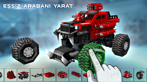 Blocky Cars Tank oyunları ekran görüntüsü