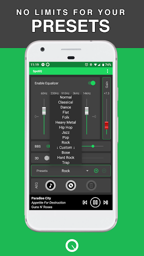 SpotiQ :Equalizer Bass Booster ekran görüntüsü