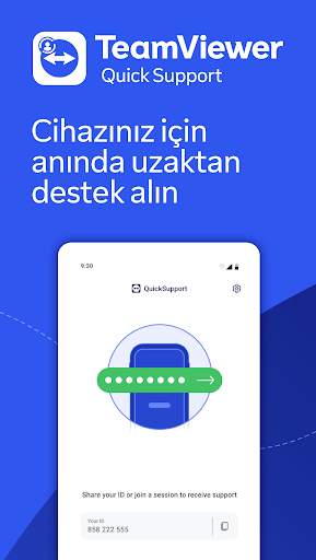TeamViewer QuickSupport ekran görüntüsü
