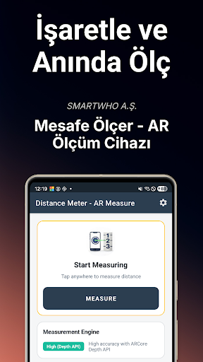 Mesafe Ölçer - AR Ölçüm Cihazı ekran görüntüsü
