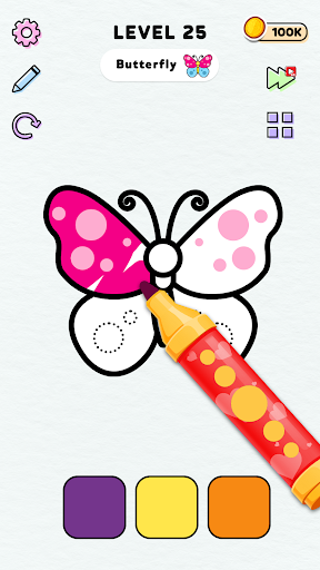 Color ASMR Game: Coloring Page ekran görüntüsü