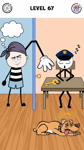 Thief Stickman Puzzle Game ekran görüntüsü