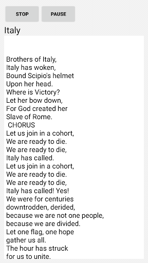 National Anthems PRO ekran görüntüsü