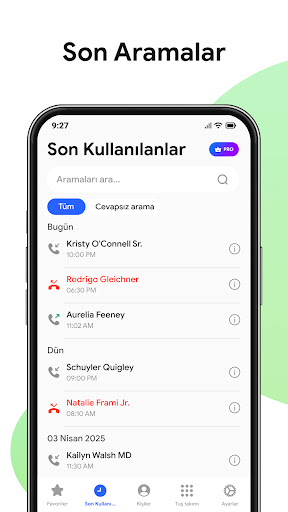 Kişiler: Telefon Uygulaması ekran görüntüsü