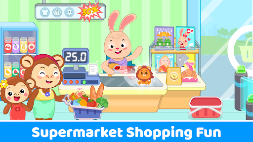 Supermarket Game Kids Shopping ekran görüntüsü