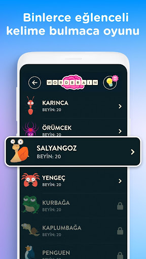 WordBrain ekran görüntüsü