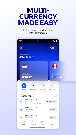 Xe Money Transfer & Converter ekran görüntüsü
