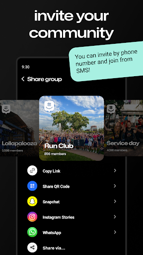 GroupMe ekran görüntüsü