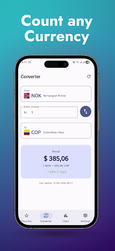 Currency Converter Live ekran görüntüsü
