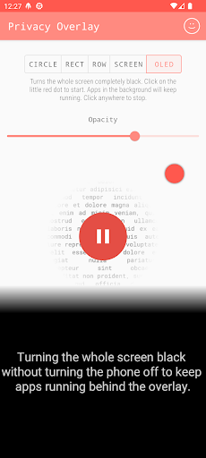 Privacy Overlay ekran görüntüsü